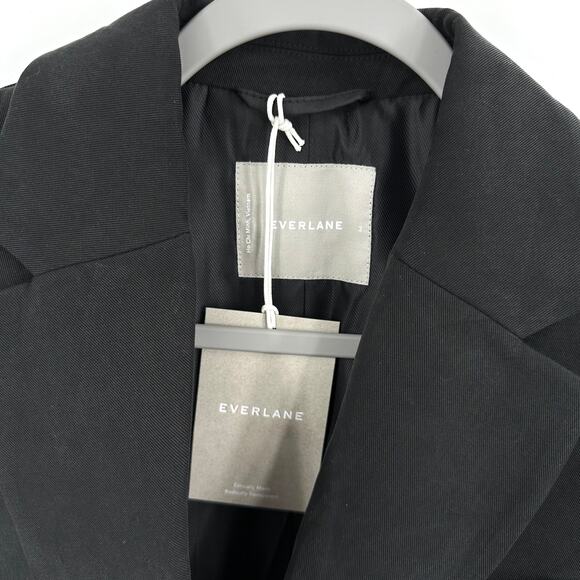 Everlane the 80s Blazer in black Size 2 - Picture 4 of 10